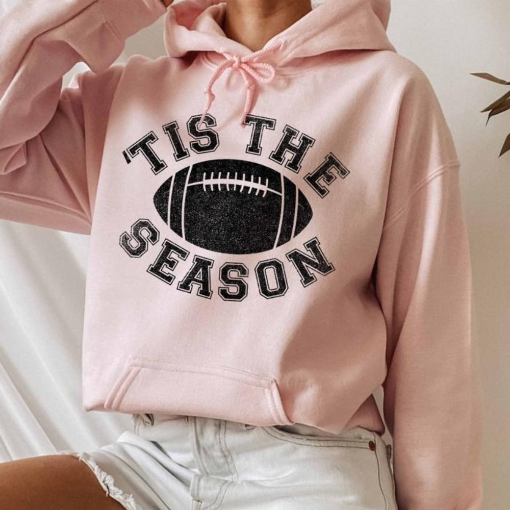 Tis The Season Graphic Hoodie "PINK"
